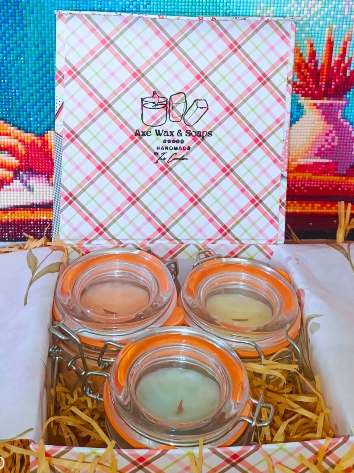 Large Candle – Ocean Breeze Delight – AxeAromas